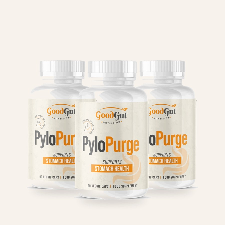 3 bottles of GoodGut PyloPurge